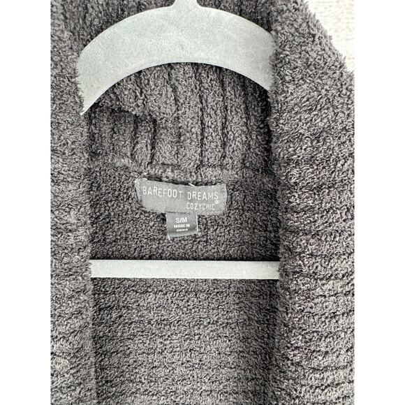 Barefoot Dreams CozyChic Lite Open Front Cardigan Sweater Womens S/M Gray - Picture 5 of 8